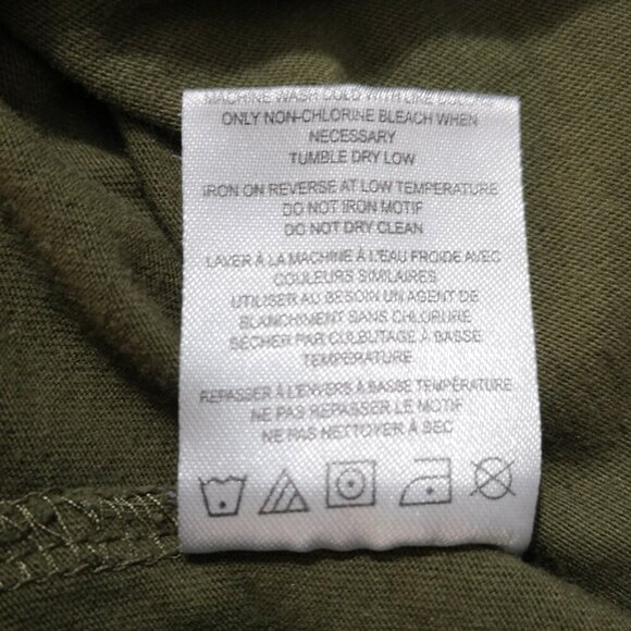 Aerosmith "Let It Rock" Army Green Ladies Size 3X V-neck Short Sleeves T-shirt - Picture 6 of 10